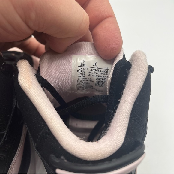 NIKE JORDAN 6 RINGS 323431 006 Black Pink Anthracite SIZE 13C - Picture 5 of 10